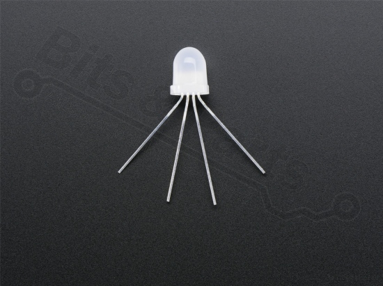 LED NeoPixel RGB diffuus through-hole WS2811 8mm  - Adafruit 1734